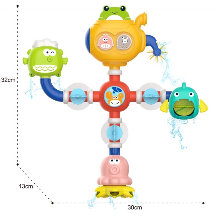 WOOPIE BABY Zabawka do Kąpieli Wody Wanny Przelewowa Robot - obrazek 12