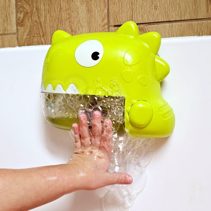 WOOPIE Zabawka do Kąpieli Dinozaur do Robienia Piany Zielony - obrazek 2