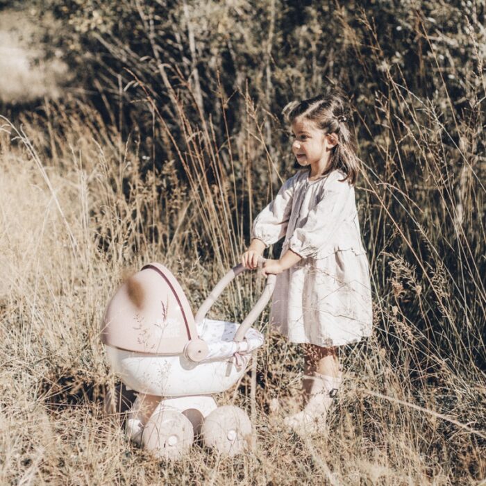 SMOBY Baby Nurse Wózek Głęboki dla lalki z plastikowym daszkiem - obrazek 6