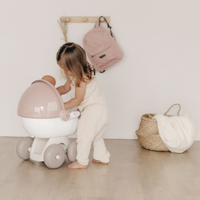 SMOBY Baby Nurse Wózek Głęboki dla lalki z plastikowym daszkiem - obrazek 7