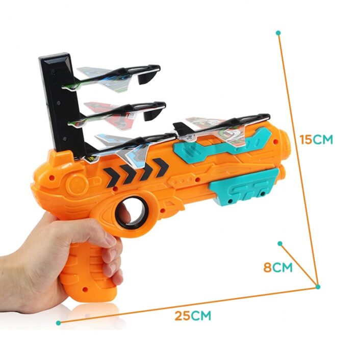 WOOPIE Pistolet Wyrzutnia Samolotów Automatyczna + 4 Samoloty - obrazek 11