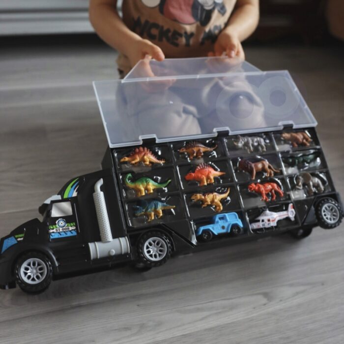 WOOPIE Samochód Transporter Dinozaury Ciężarówka - obrazek 4