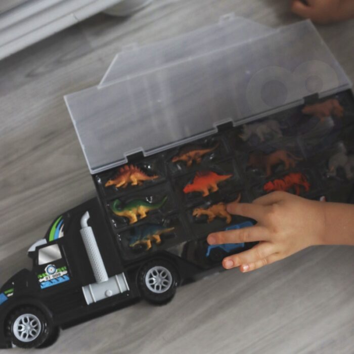 WOOPIE Samochód Transporter Dinozaury Ciężarówka - obrazek 6