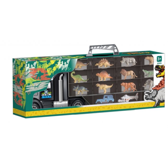 WOOPIE Samochód Transporter Dinozaury Ciężarówka - obrazek 8