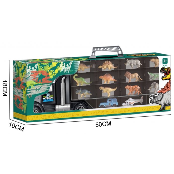 WOOPIE Samochód Transporter Dinozaury Ciężarówka - obrazek 9