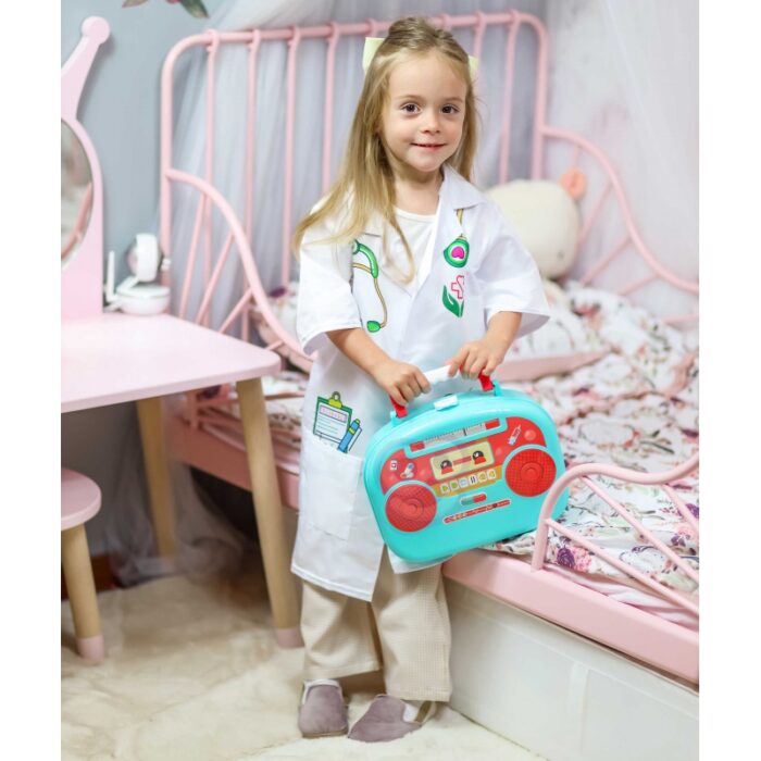 WOOPIE Zestaw Mały Lekarza Doktor w Walizce + 19 Akc. - obrazek 5