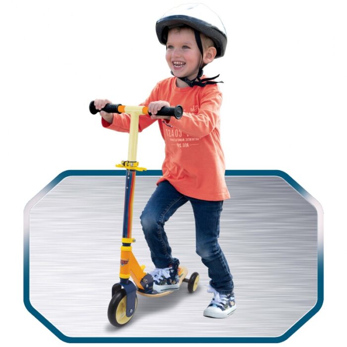 SMOBY Hulajnoga Trójkołowa Cars Auta Drewniana - obrazek 4