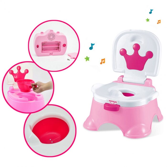 WOOPIE BABY Pierwszy Nocnik dla Dziecka z Muzyką 3w1 Krzesełko Stopień - obrazek 2