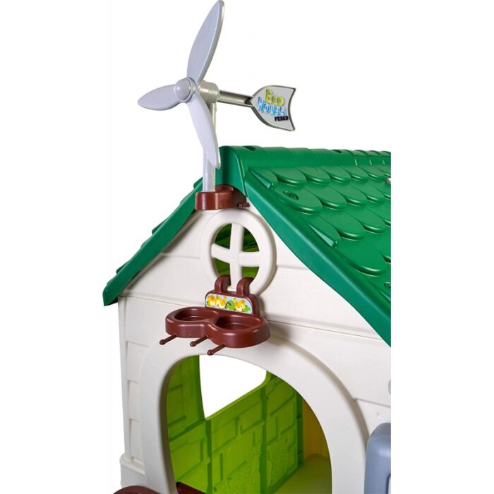 FEBER Domek ogrodowy Eco Karmnik Segregacja Odpadów Imitacja Panelu Słonecznego - obrazek 10