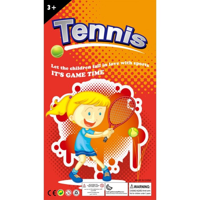WOOPIE Duże Rakietki do Tenisa Badminton dla Dzieci Zestaw + Piłka Lotka - obrazek 6