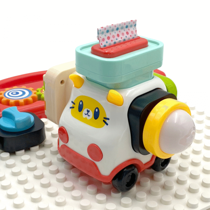 WOOPIE BABY Montessori Tablica Manipulacyjna Kolorowy Panel Aktywności - obrazek 8