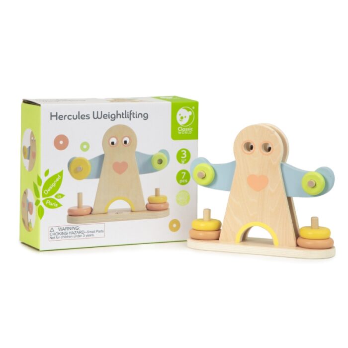 CLASSIC WORLD Edukacyjna Waga Równoważnia Hercules dla Dzieci MONTESSORI 7 el. - obrazek 10