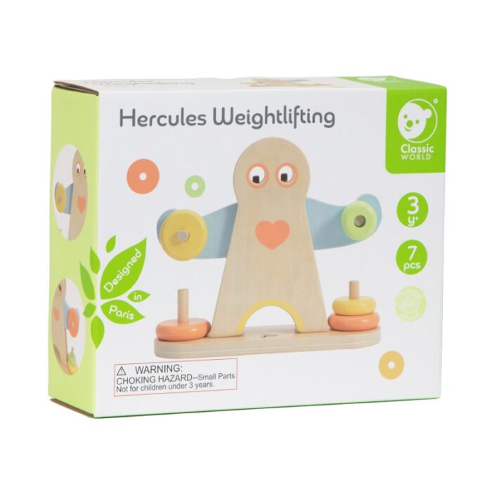 CLASSIC WORLD Edukacyjna Waga Równoważnia Hercules dla Dzieci MONTESSORI 7 el. - obrazek 13