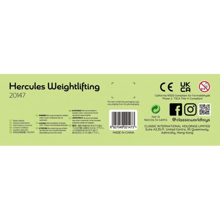 CLASSIC WORLD Edukacyjna Waga Równoważnia Hercules dla Dzieci MONTESSORI 7 el. - obrazek 16