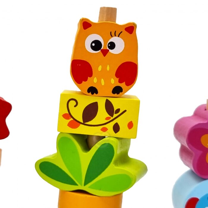 TOOKY TOY Układanka Balansująca Zwierzęta - obrazek 4