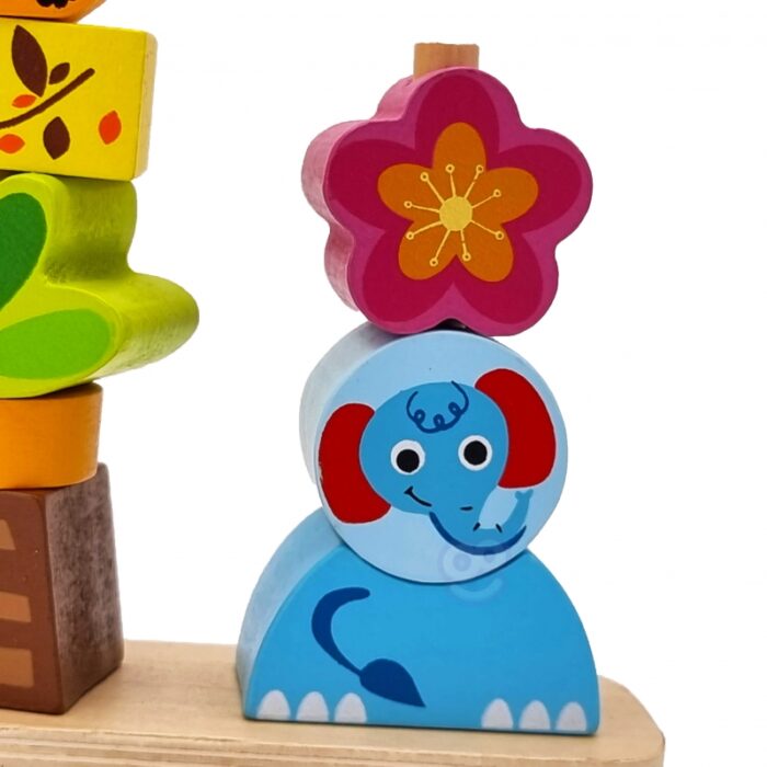 TOOKY TOY Układanka Balansująca Zwierzęta - obrazek 5
