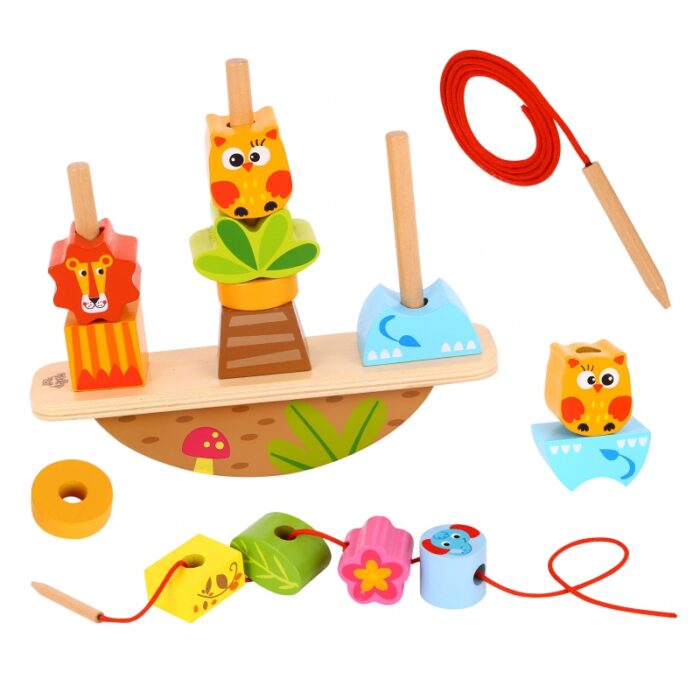 TOOKY TOY Układanka Balansująca Zwierzęta - obrazek 7
