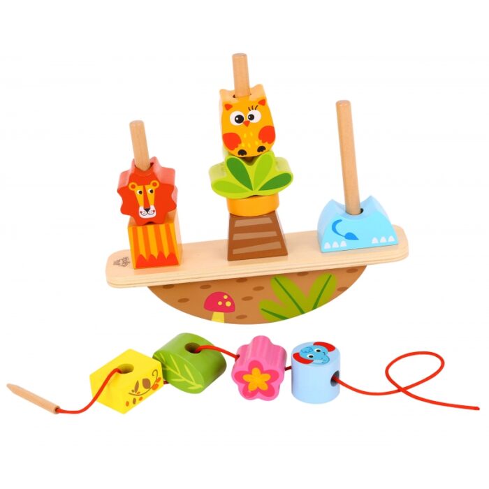 TOOKY TOY Układanka Balansująca Zwierzęta - obrazek 8