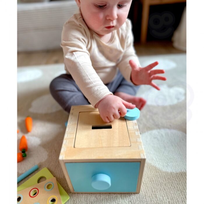 WOOPIE GREEN Drewniana Szuflada Edukacyjna Sorter Montessori - obrazek 5