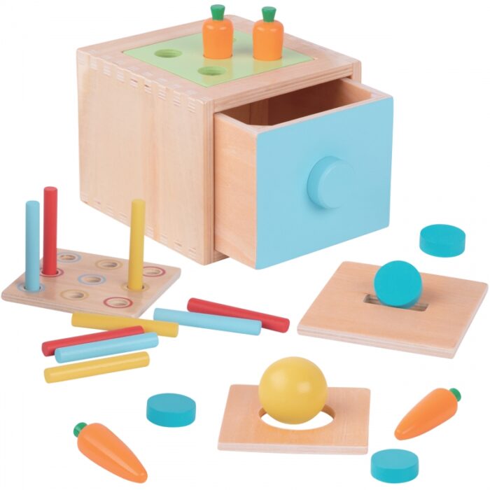 WOOPIE GREEN Drewniana Szuflada Edukacyjna Sorter Montessori - obrazek 6
