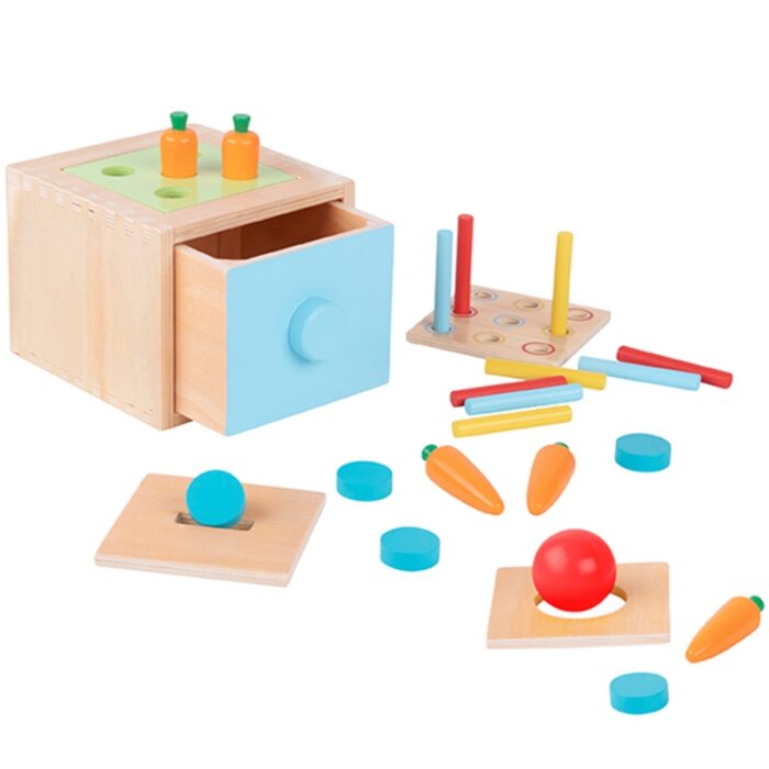 WOOPIE GREEN Drewniana Szuflada Edukacyjna Sorter Montessori - obrazek 7
