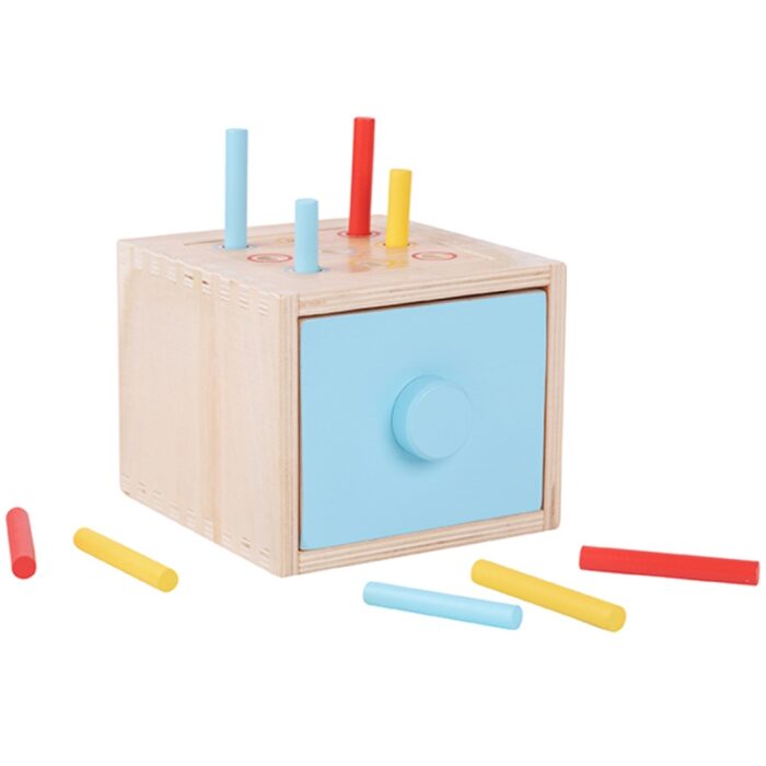 WOOPIE GREEN Drewniana Szuflada Edukacyjna Sorter Montessori - obrazek 12