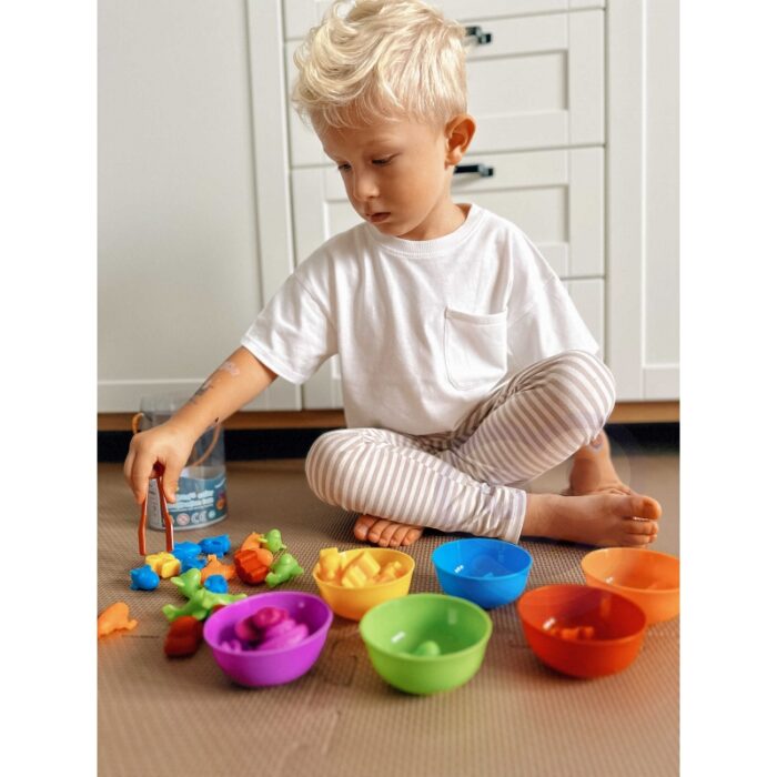 WOOPIE Gra Edukacyjna Montessori Sorter Kolorów Morska Kraina 64 el. - obrazek 2