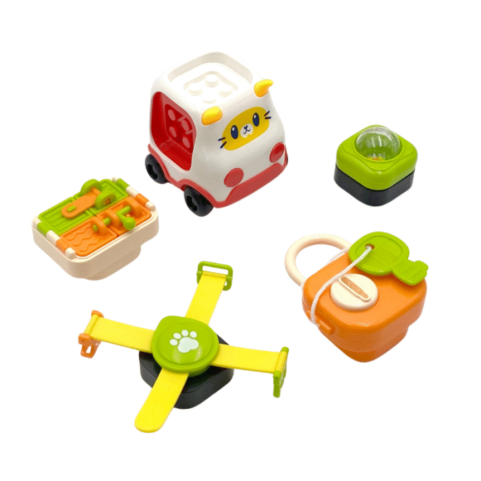 WOOPIE BABY Montessori Tablica Manipulacyjna Kolorowy Panel Aktywności - obrazek 11