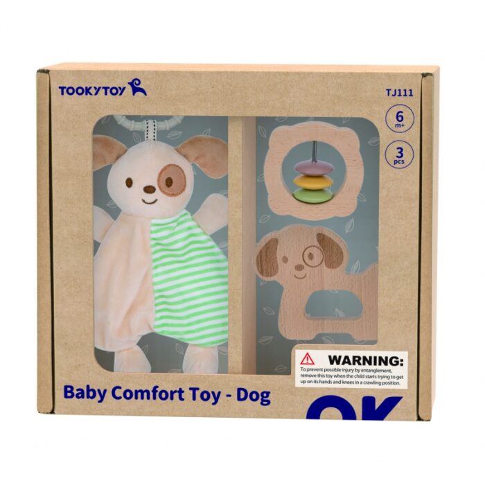 TOOKY TOY Zestaw Upominkowy Szczeniaczek Grzechotka - obrazek 11