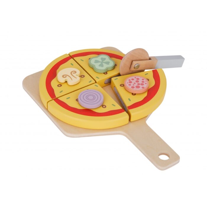 TOOKY TOY Pizzeria Drewniany Piec do Pizzy Akcesoria - obrazek 9