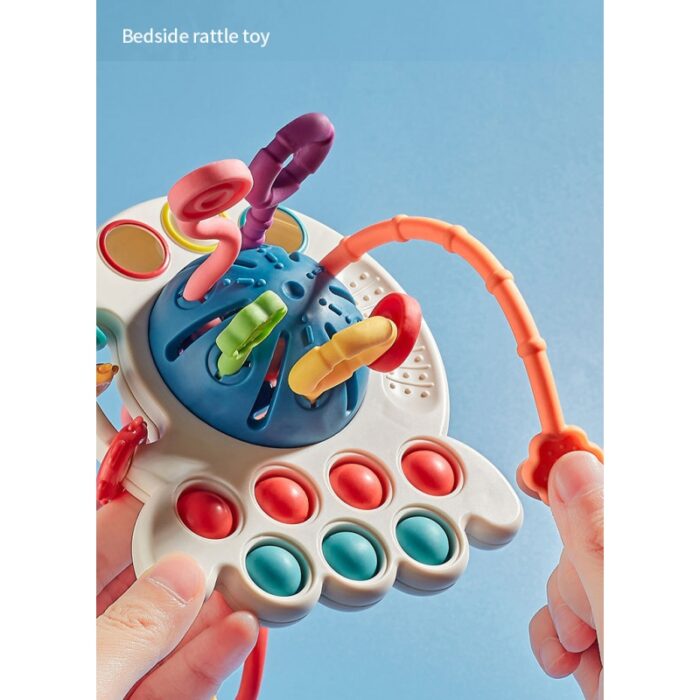 WOOPIE BABY Zabawka Sensoryczna Montessori Gryzak Wielofunkcyjny 0+ - obrazek 10