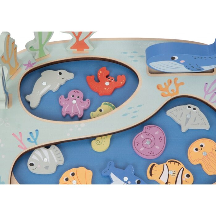 TOOKY TOY Złowić Rybkę Gra Zręcznościowa Układanka Montessori - obrazek 7