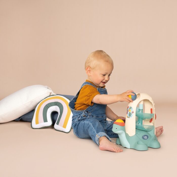 SMOBY LITTLE Żółw do Ciągnięcia ze Zjeżdżalnią dla Piłeczek 12m+ - obrazek 7