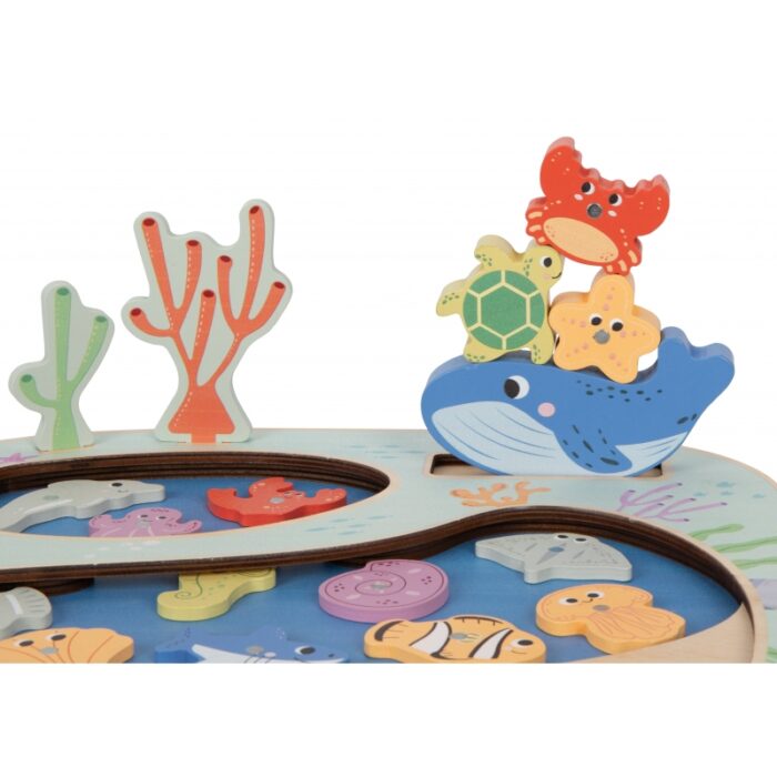 TOOKY TOY Złowić Rybkę Gra Zręcznościowa Układanka Montessori - obrazek 8