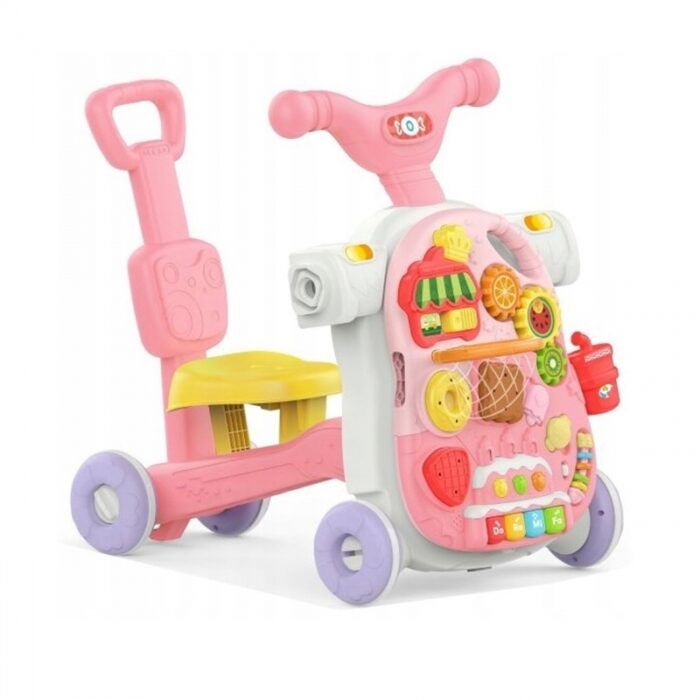 WOOPIE BABY Chodzik 5w1 Multifunkcyjny Różowy 1+ - obrazek 5