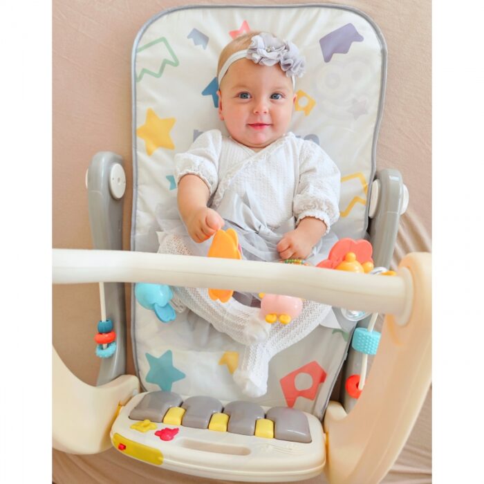 WOOPIE BABY Mata z Pałąkiem Pchacz 2w1 Pianinko - obrazek 5
