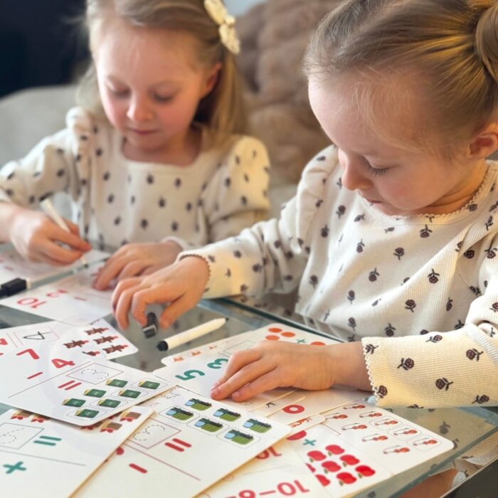 WOOPIE Karty Edukacyjne Fiszki Do Nauki Liczenia - obrazek 2