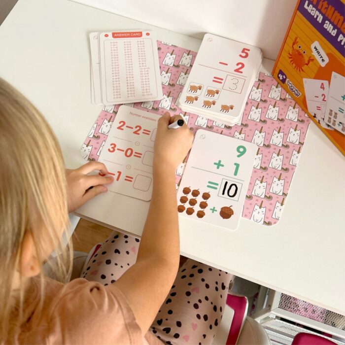 WOOPIE Karty Edukacyjne Fiszki Do Nauki Liczenia - obrazek 8