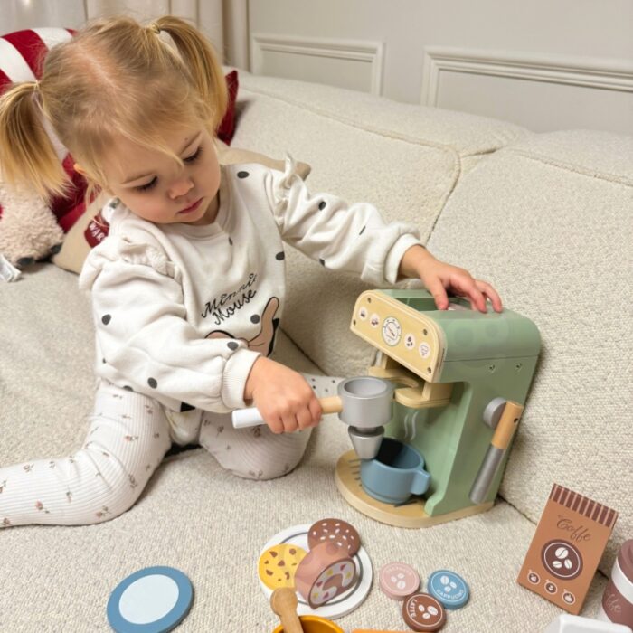 WOOPIE GREEN Drewniany Ekspres do Kawy 25 el Cukiernia Barista - obrazek 3