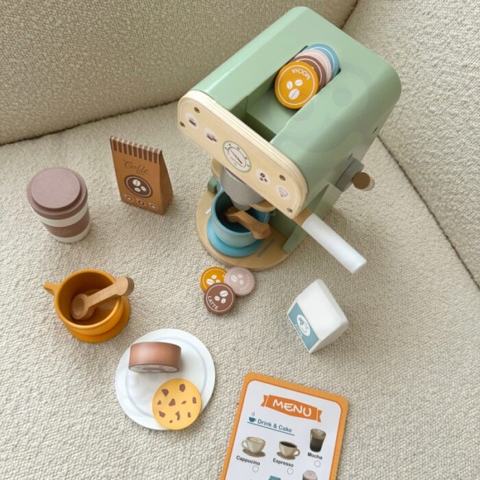 WOOPIE GREEN Drewniany Ekspres do Kawy 25 el Cukiernia Barista - obrazek 6