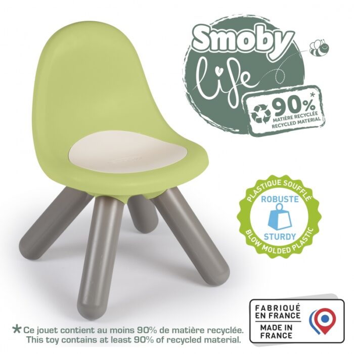 SMOBY Krzesełko z Oparciem Zielone - obrazek 4