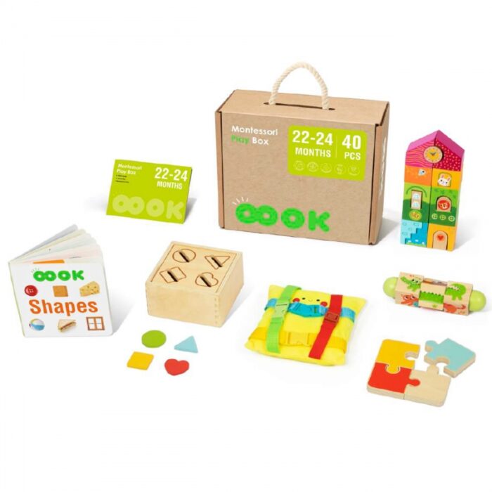 TOOKY TOY Box Pudełko XXL Montessori Edukacyjne 7w1 Sensoryczne 22-24 Mies - obrazek 6