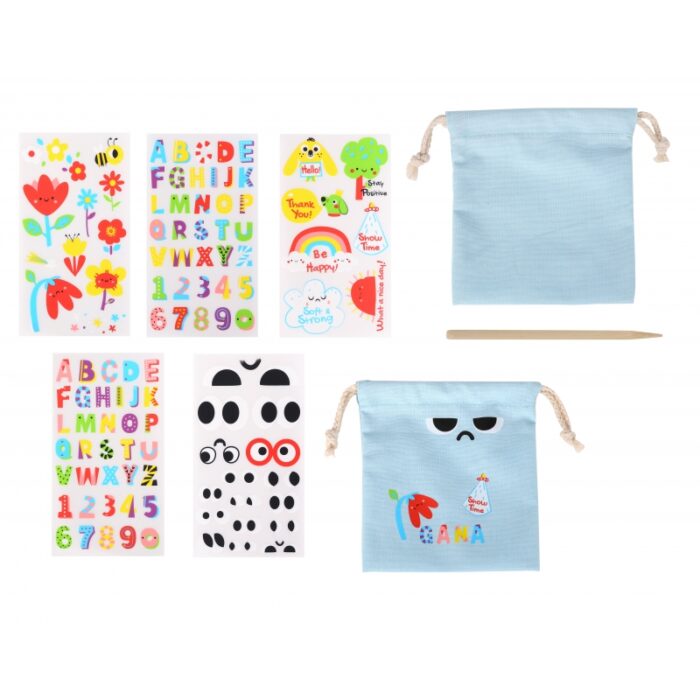WOOPIE ART&FUN Zestaw Kreatywny Magiczna Torebka + Naklejki do Dekoracji ponad 109 szt. (ZESTAW 10 SZT.) - obrazek 7