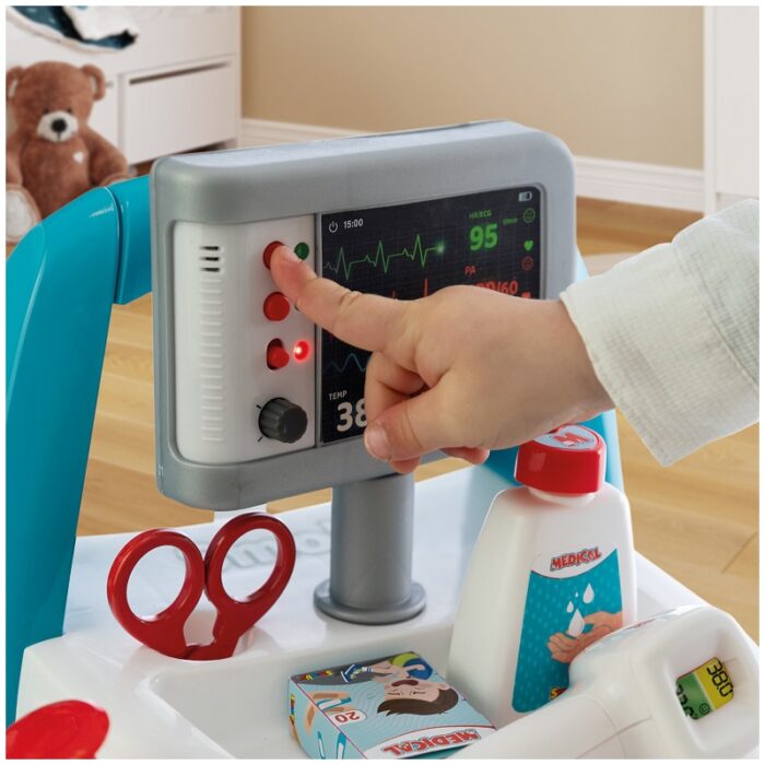 SMOBY Elektroniczny Wózek Medyczny Lekarski 16 akcesoriów - obrazek 3
