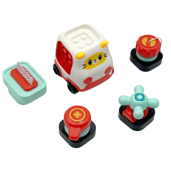 WOOPIE BABY Montessori Tablica Manipulacyjna Kolorowy Panel Aktywności - obrazek 15