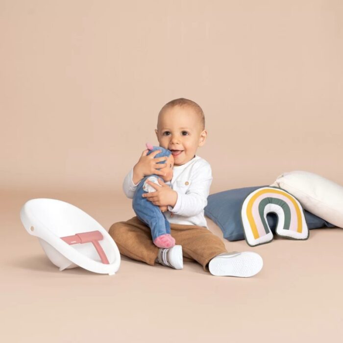SMOBY Little Chodzik Pchacz 3w1 Wózek dla Dzieci + Lalka Bobas - obrazek 4
