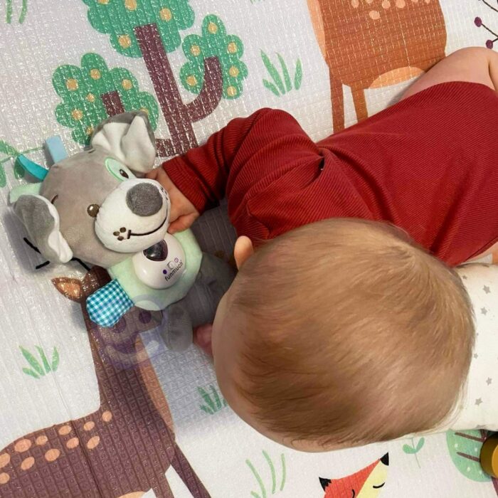 WOOPIE BABY Interaktywny Pluszak Przytulanka dla Niemowląt Światło Dźwięk Piesek Usypiacz - obrazek 4