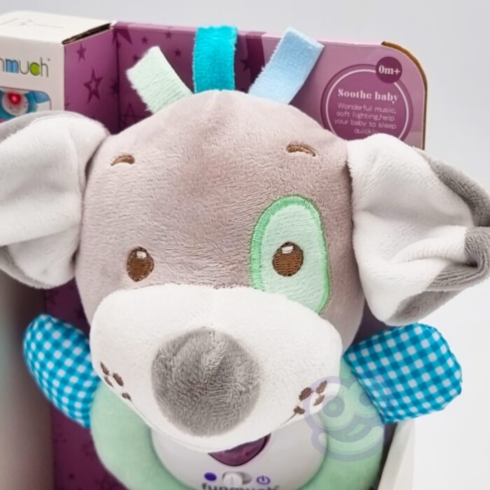 WOOPIE BABY Interaktywny Pluszak Przytulanka dla Niemowląt Światło Dźwięk Piesek Usypiacz - obrazek 5