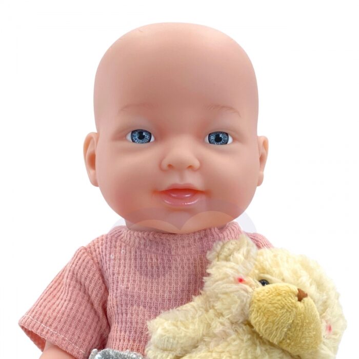 WOOPIE ROYAL Lalka Bobas 36 cm w Ubranku z Misiem Akcesoria do Karmienia - obrazek 10