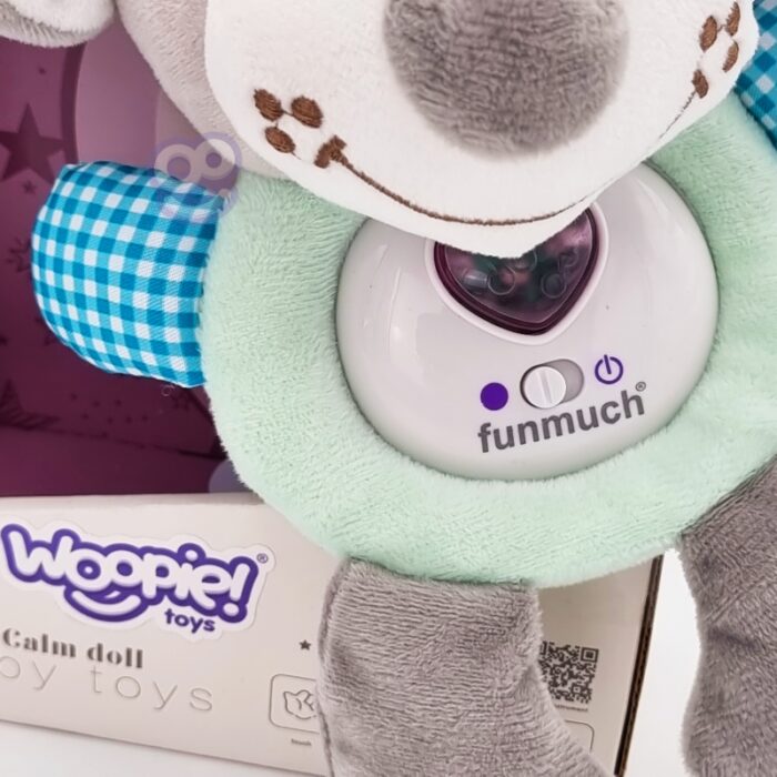 WOOPIE BABY Interaktywny Pluszak Przytulanka dla Niemowląt Światło Dźwięk Piesek Usypiacz - obrazek 7